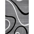 thumbnail image 1 of Ladole Rugs Beautiful Soft Turkish Light Gray Contemporary Spriral Area Rug Carpet, 8x11, 1 of 5