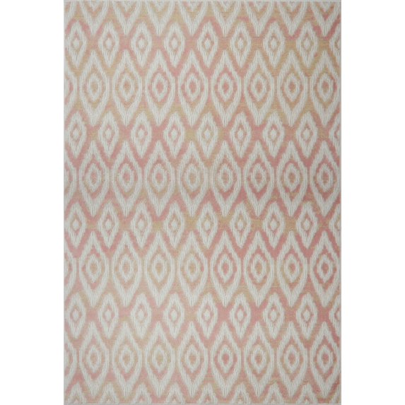 Ladole Rugs Bolivya Collection Geometric Soft Indoor Modern Area Rugs Carpet in Baby Pink, 3x10(2'7" x 9'10, 80cm x 300cm)