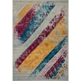 thumbnail image 1 of Ladole Rugs Boston Collection Abstract Contemporary Floral Centrepoint Area Rug - Room Decor 5x7 Carpet for Living Room, Bedroom, Dining Room, and Office - Multicolor, 5x8 (5'3" x 7'6", 160cm x 230cm), 1 of 4