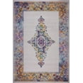 thumbnail image 1 of Ladole Rugs Classic Pattern Traditional Border Indoor Area Rug - Amazing 5x7 Room Decor Carpet for Living Room, Bedroom, Dining Room, and Office - Cream and Multi, 5x8 (5'3" x 7'6", 160cm x 230cm), 1 of 4