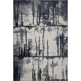 thumbnail image 1 of Ladole Rugs Durable Abstract Niagara Toronto Collection Turkish Micro Polyester Area Rug Carpet in Grey-Ivory, 4x6 (3'11" x 5'7", 120cm x 170cm), 1 of 4