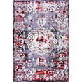 thumbnail image 1 of Ladole Rugs Everest Collection Athens Traditional Geometric Style Durable Innovative Soft Area Rug Carpet in Red and Gray, 7x10(6'5" x 9'5" , 200cm x 290cm), 1 of 5