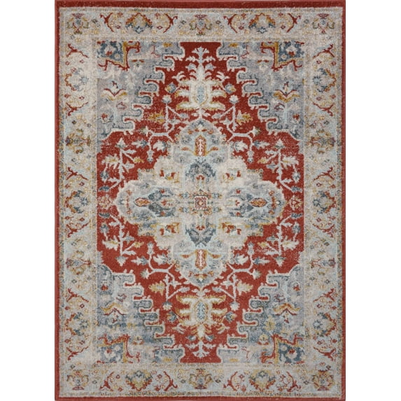 Ladole Rugs Meshkabad Cream Beige Antique Persian Indoor Area Rug Carpet, 5x7 (5'3" x 7'3", 160cm x 220cm)