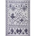 thumbnail image 1 of Ladole Rugs Shaggy Asilah Abstract Modern Abstract Turkish Indoor Area Rug Carpet in Dark Gray White, 8x11 (7'10" x 10'5" , 240cm x 320cm), 1 of 4