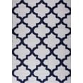 thumbnail image 1 of Ladole Rugs Shaggy Fes Made in Europe Beautiful Abstract Polypropylene Area Rug Carpet in Dark Blue White, 8x11 (7'10" x 10'5" , 240cm x 320cm), 1 of 3
