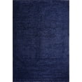 thumbnail image 1 of Ladole Rugs Solid Color Shaggy Meknes Durable Beautiful Turkish Indoor Area Rug Carpet in Navy Blue, 5x8 (5'3" x 7'6", 160cm x 230cm), 1 of 6
