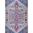 thumbnail image 1 of Ladole Rugs Traditional Classic Pattern Indoor Area Rug - Amazing Colorful Home Decor 5x7 Carpet for Living Room, Bedroom, Dining, Kitchen, and Office - Blue and Multi, 5x8, 5'3" x 7'6" (160cm x 230cm, 1 of 4
