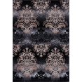 thumbnail image 1 of Ladole Rugs Traditional Milan Classic Damask Style Area Rug - Premium Room Decor Carpet for Living Room, Bedroom, Kitchen, Dining, and Office - Black and Gold, 8x10(7'10" x 10'5", 240cm x 320cm), 1 of 4