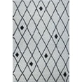 thumbnail image 1 of Ladole Rugs Trellis-Dots Pattern Soft Durable Innovatie Area Rug Carpet in Ivory-Dark Grey 4x6 (3'11" x 5'7", 120cm x 170cm), 1 of 4