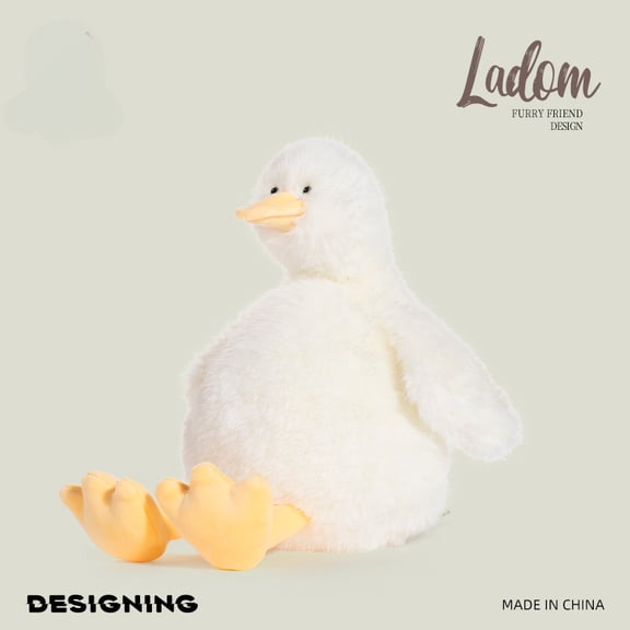 Ladom Duck Plush Toy - Adorable Duck Stuffed Animal Pillow, Perfect Birthday Gift for Kids and Girls