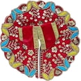 thumbnail image 1 of Ladoo Laddu Gopal Dress Cloth Bhagwan Poshak of Indian God Bal Krishna Dev Vastra for Metal Idol Statue (Size:- 1 No. Dia :- 5") (Pink), 1 of 4