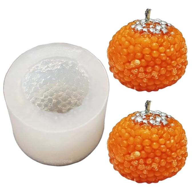Ladoo Shape Silicone Mold 3D for Candle Making Motichoor Laduu Mould Soap Resin Art and Craft Chocolate Cake DIY