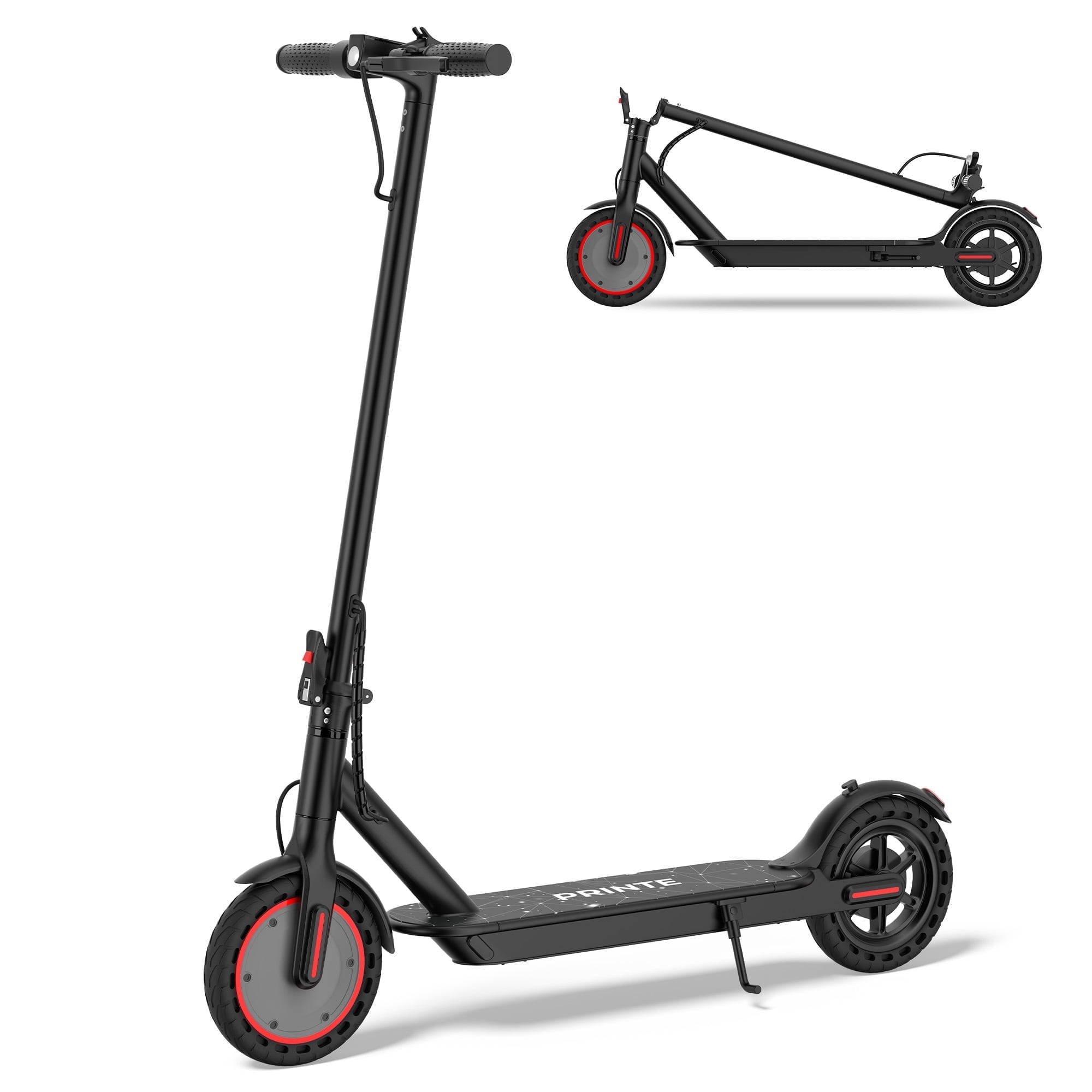 PRINTE N6 Electric Scooter 350W with LCD Display Waterproof APP 19MPH for Adult and Teen UL2272