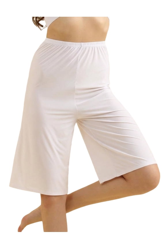 Lady 100% Mulberry Silk Half Slips For Under Dress Knit Silk Long Skirt Extender Petticoat