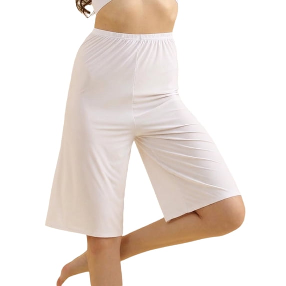 Lady 100% Mulberry Silk Half Slips For Under Dress Knit Silk Long Skirt Extender Petticoat