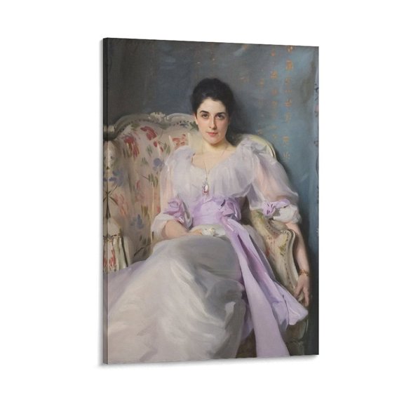 Lady Agnew of Lochnaw 1893 Prints By John Singer Sargent Paintings Art Poster Picture Print Wall Art Poster Painting Canvas Posters Artworks Gift Room Aesthetic 24x36inch(60x90cm)