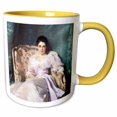 thumbnail image 1 of 3drose, Lady Agnew of Lochnaw by John Singer Sargent, 11oz Two-tone Yellow Mug, 1 of 6