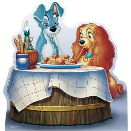 Lady And The Tramp Life-Size Cardboard Stand-Up