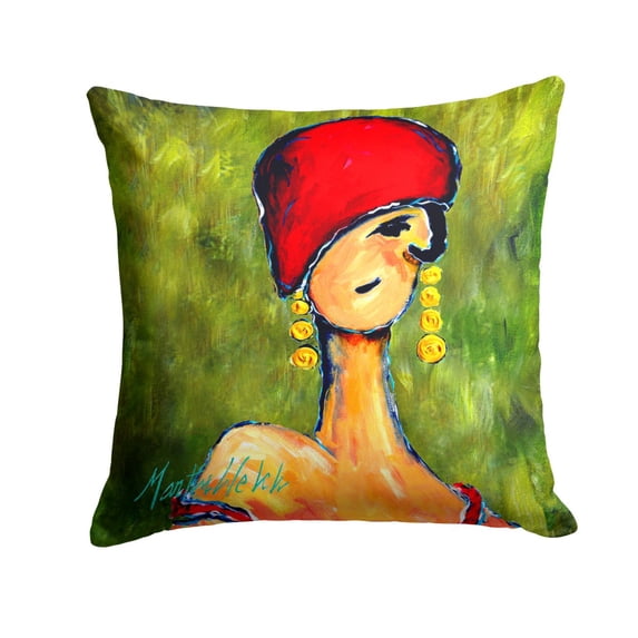 Lady Aziline Fabric Decorative Pillow