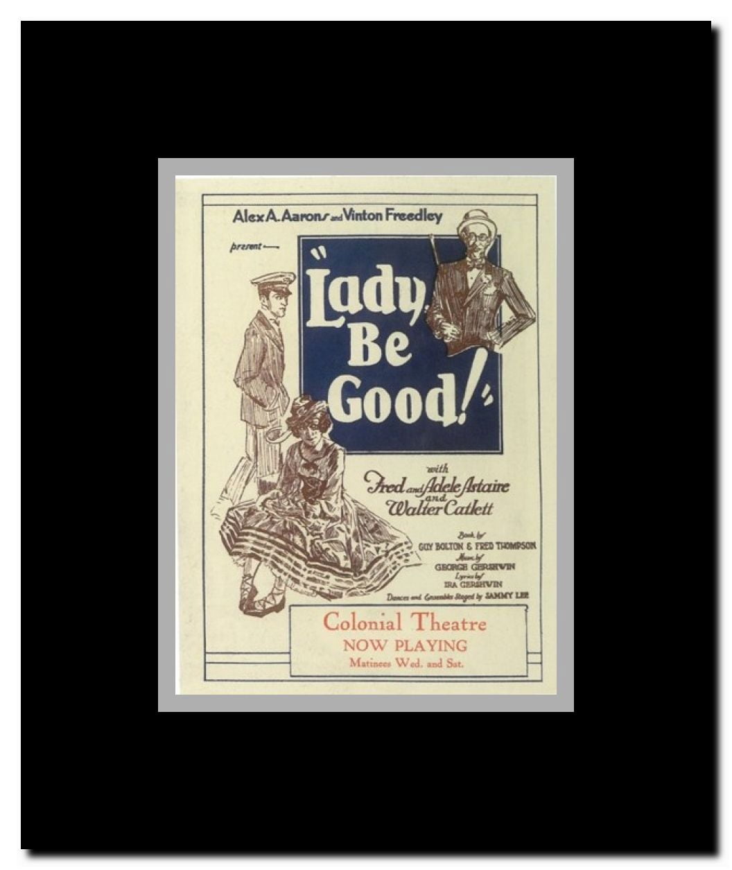 Lady Be Good (Broadway) Framed Movie Poster