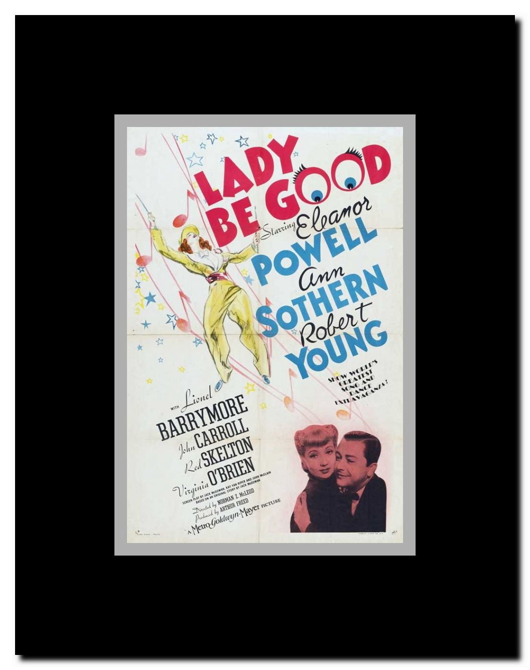 Lady Be Good Framed Movie Poster