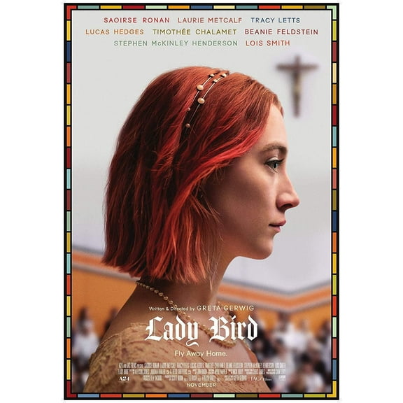 Lady Bird Movie Poster Suitable For Living Room, Dining Room, Bedroom Decoration