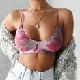 thumbnail image 1 of Lady Brassiere No Wire Wild Support Breast Camouflage Print Pullover Breathable Spaghetti Strap Plus Size Women Sports Bra for Home, 1 of 4