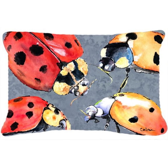 Lady Bug Multiple Indoor & Outdoor Fabric Decorative Pillow