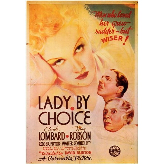 Lady By Choice Movie Poster (11 x 17)