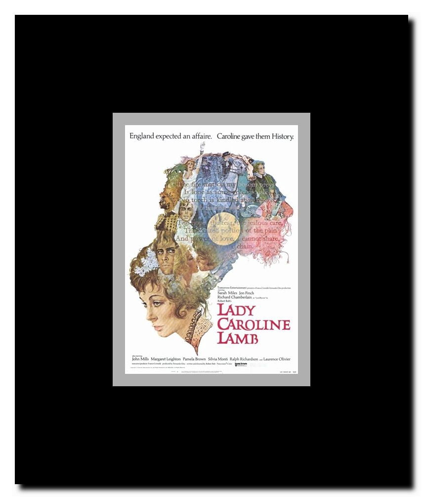 Lady Caroline Lamb Framed Movie Poster