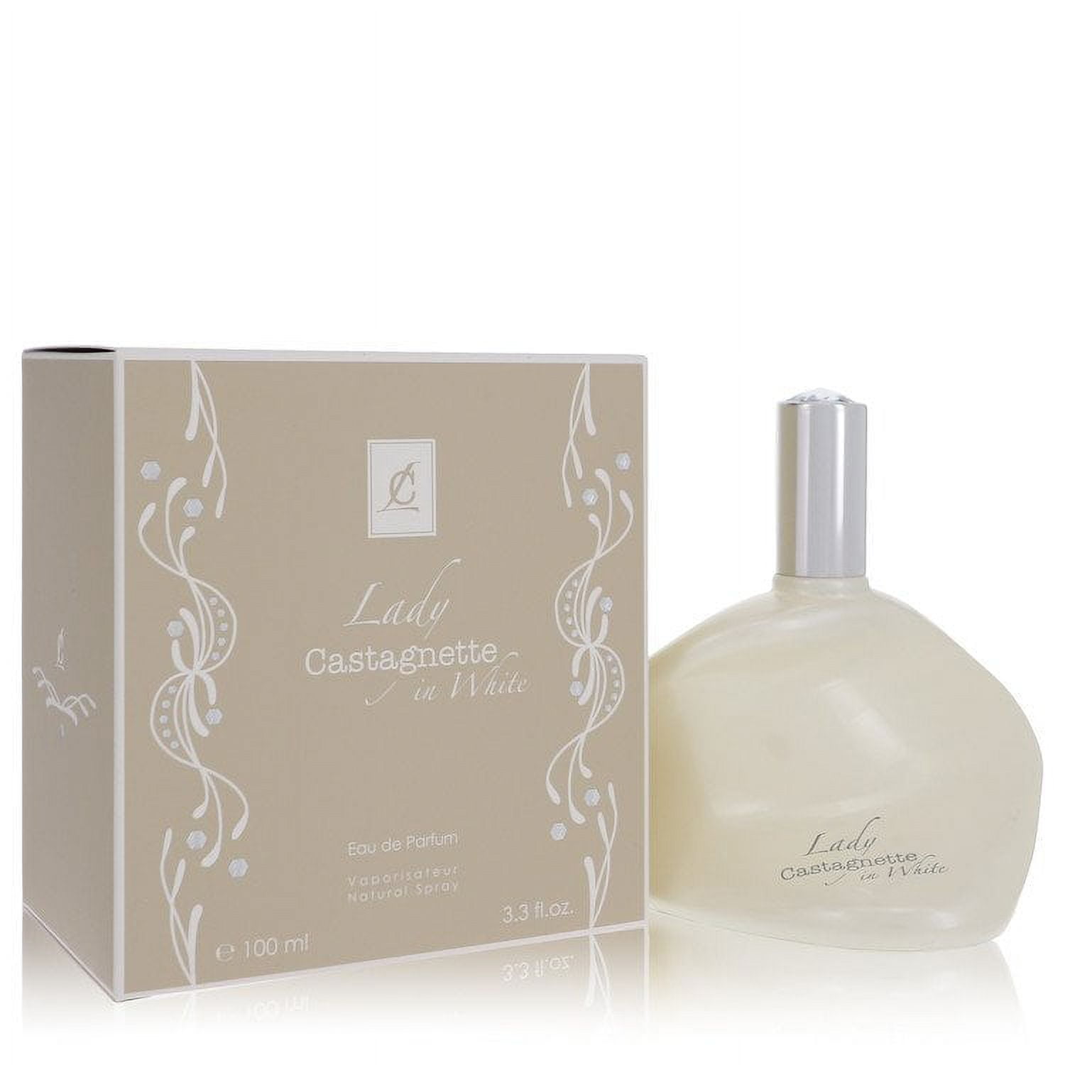 Lady Castagnette In White Eau De Parfum Spray By Lulu Castagnette - 3.3 oz Lady Castagnette In White Eau De Parfum Spray By Lulu Castagnette - 3.3 oz