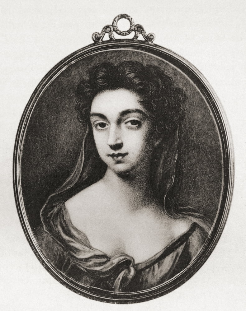 Lady Catherine Cavendish Countess of Thanet 1665 - 1712 Wife of Thomas Tufton 6th Earl of Thanet After a contemporary work Canvas Art - Ken Welsh Design Pics (12 x 16)