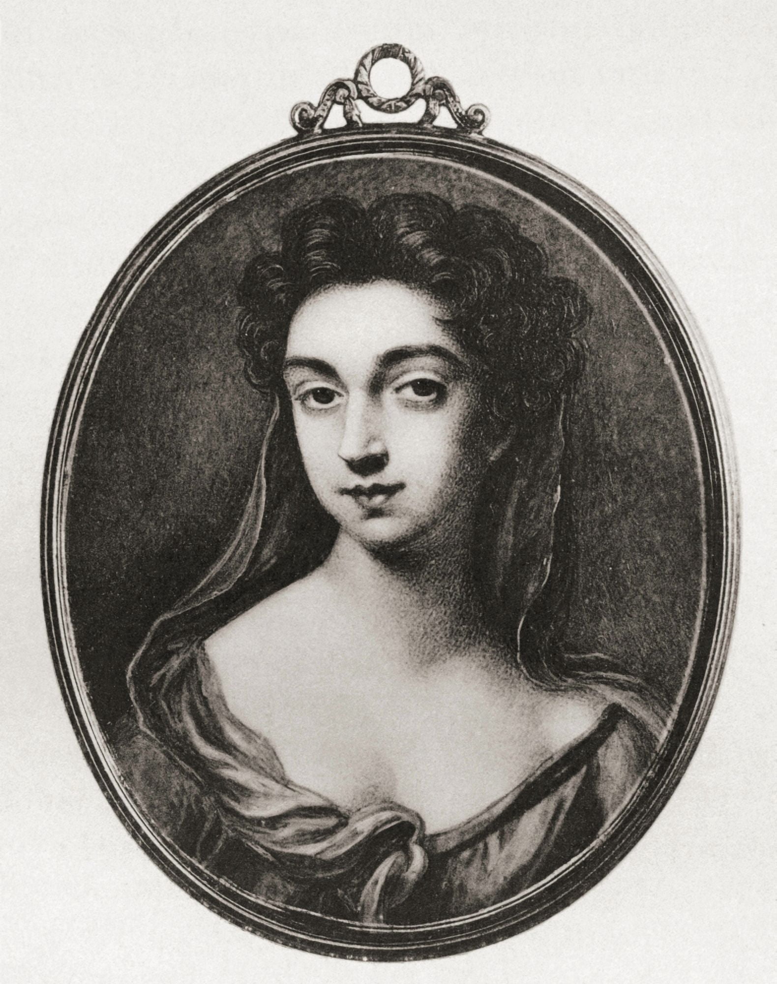 Lady Catherine Cavendish Countess of Thanet 1665 - 1712 Wife of Thomas Tufton 6th Earl of Thanet After a contemporary work Canvas Art - Ken Welsh Design Pics (24 x 32)