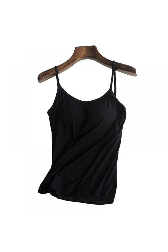 Lady Comfortable Modal Cotton Camisole with Chest Padded Bra