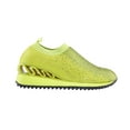 thumbnail image 1 of Lady Couture Bella Rhinestone Sneakers, Lime, 11, 1 of 5