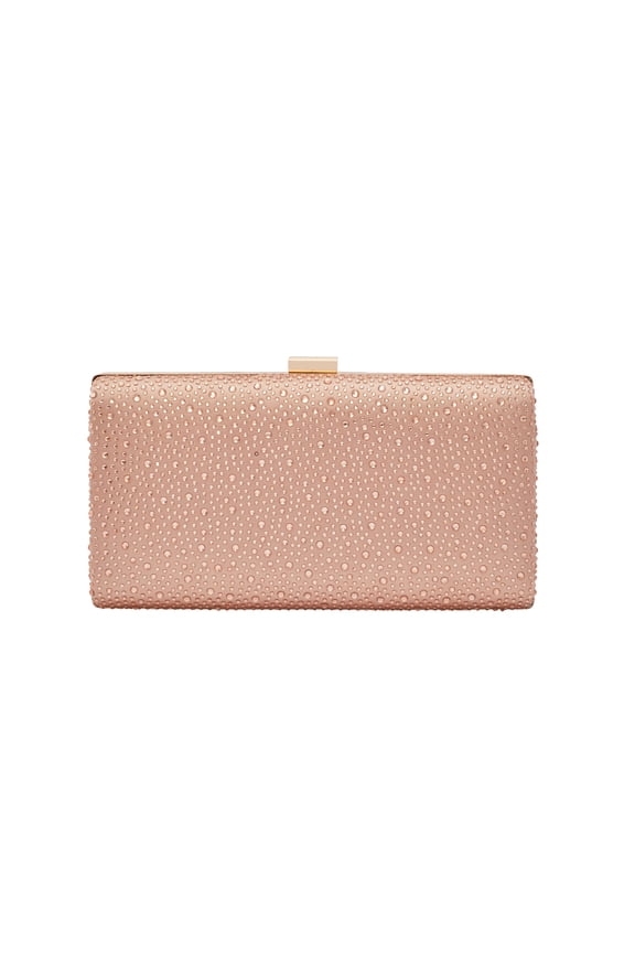 DISCO Rhinestone Handbag, Rosegold