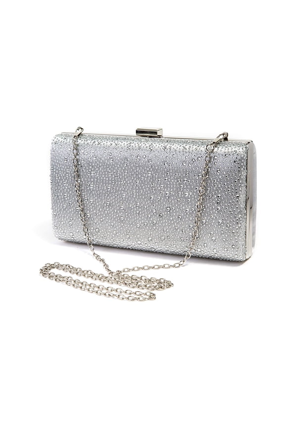 DISCO Rhinestone Handbag, Silver