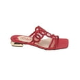 thumbnail image 1 of Lady Couture Fab Rhinestone Mesh Slide, Red, 9, 1 of 5