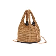Lady Couture KIM Boho Chic Slouchy Shoulder Bag, Gold