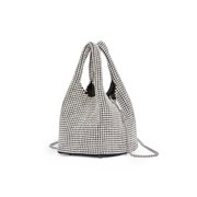 Lady Couture KIM Boho Chic Slouchy Shoulder Bag, Silver