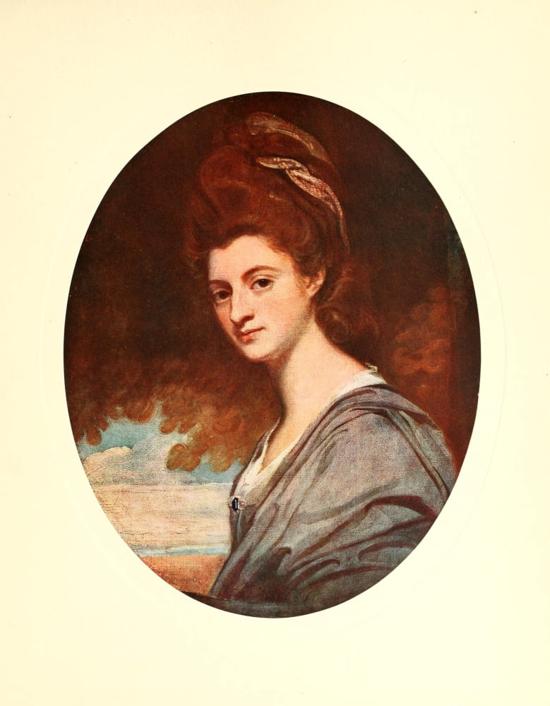 Lady Craven Canvas Art - George Romney (18 x 24)