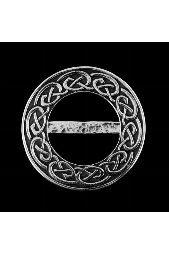 Lady Crow Medium Scarf ring - Nouveau Celtic Knot