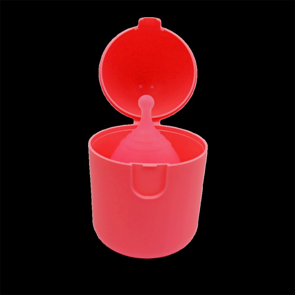 Lady Cup Menstrual Period Foldable Feminine Hygiene Menstrual Cup Lady Cup Sterilizer Sterilizing Box PINK