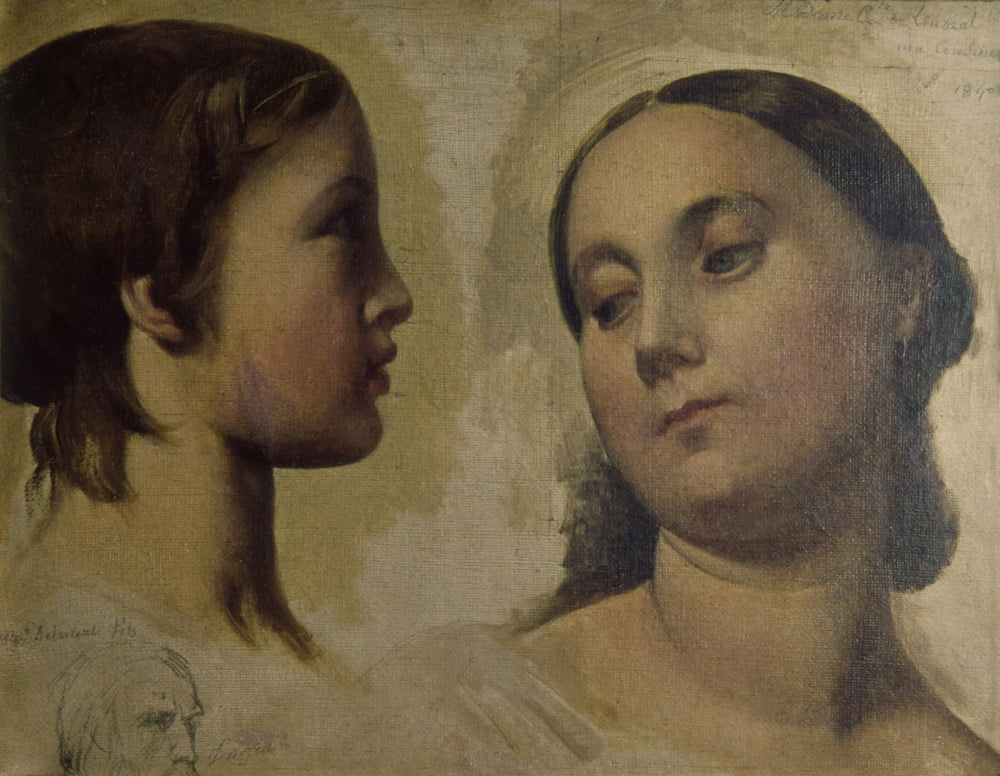 Lady De Laur?™¬©al And Her Son (Madame De Laur?™¬©al Et Son Fils) Canvas Art - (36 x 24)