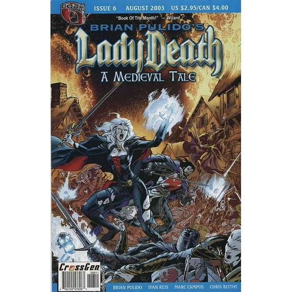 Lady Death: A Medieval Tale (Brian Pulido's ) #6 VF ; CrossGen Comic Book