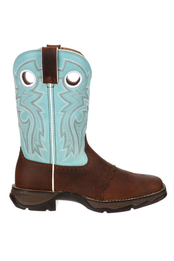 Lady Durango Women's Powder n' Lace Saddle Western Boot