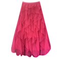 thumbnail image 1 of Lady Fairy Layered Ruffle Skirt Elegant Pleated Tulle Skirt Trendy Midi Length Skirt Maxi Skirts, 1 of 2
