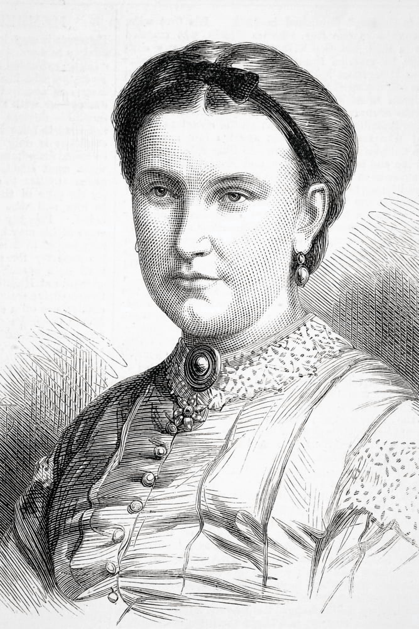 Lady Florence Baker Second Wife Of English Explorer Sir Samuel White Baker From Illustrated London News 11 October 1873 Canvas Art - Ken Welsh  Design Pics (22 x 34)