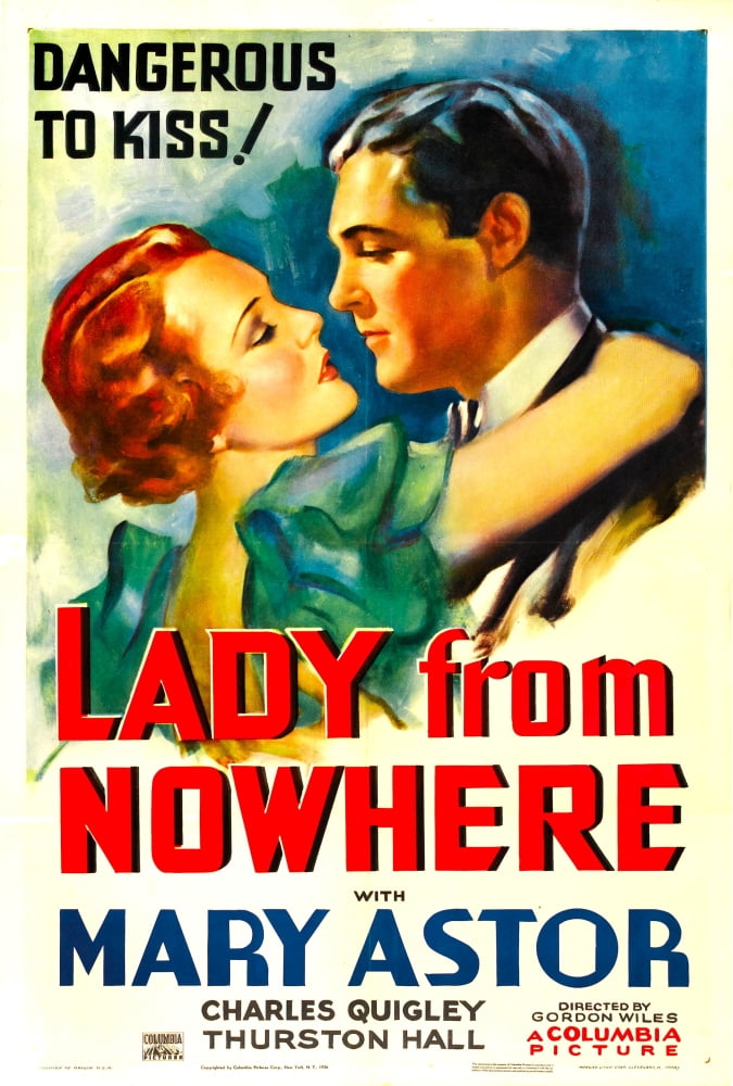 Lady From Nowhere Canvas Art - (11 x 17)