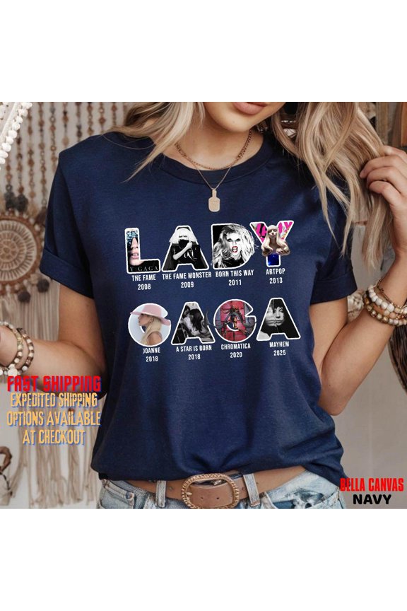 Lady Gaga 2026 World Tour TShirt The Mayhem Ball Shirt Unisex Tee